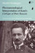 Phenomenological Interpretation of Kant's Critique of Pure Reason by Martin Heidegger