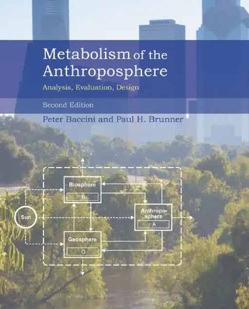 Metabolism of the Anthroposphere: Analysis, Evaluation, Design by Peter Baccini