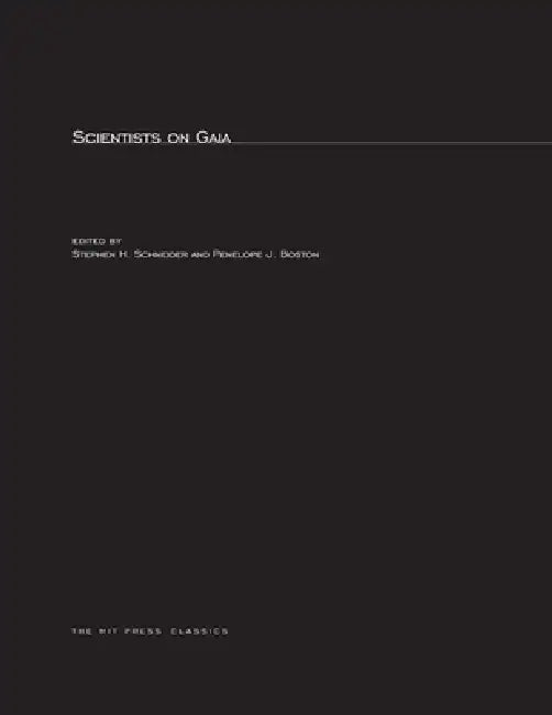 Scientists on Gaia by Stephen H. Schneider, Penelope J. Boston