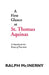 A First Glance at St. Thomas Aquinas: A Handbook for Peeping Thomists by Ralph McInerny