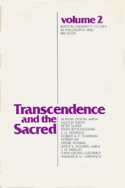Transcendence and The Sacred by Alan Olson