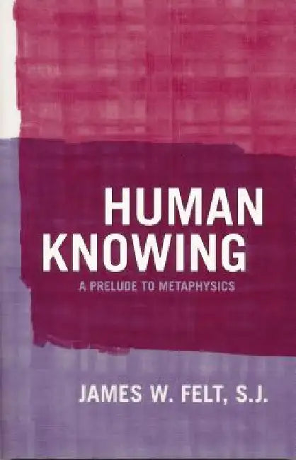 Human Knowing: A Prelude to Metaphysics by James W. Felt