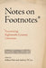 Notes on Footnotes: Annotating Eighteenth-Century Literature by Melvyn New