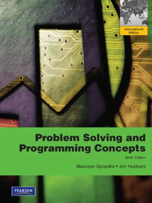 Problem Solving & Programming Concepts by Maureen Sprankle