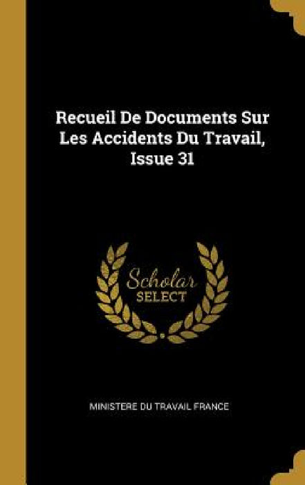 Recueil De Documents Sur Les Accidents Du Travail, Issue 31 by Ministere Du Travail France