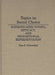 Topics in Social Choice: Sophisticated Voting, Efficacy, and Proportional Representation by Dan S. Felsenthal