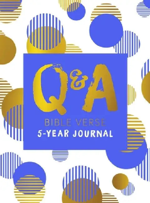 Q & A Bible Verse 5-Year Journal Blue Edition by Carol Petley