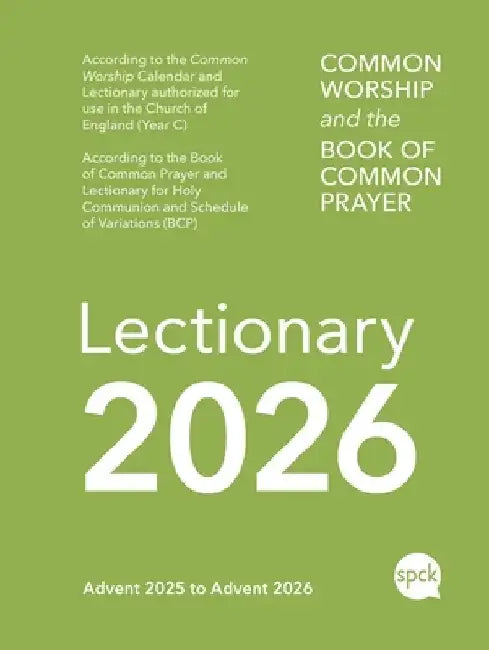 Common Worship Lectionary spiral-bound 2026 by SPCK