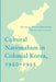 Cultural Nationalism in Colonial Korea, 1920-1925 by Michael Robinson, Michael Robinson
