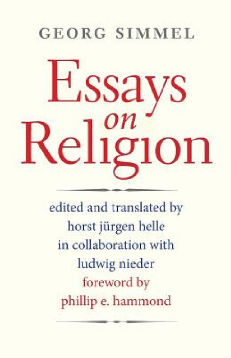 Essays on Religion by Horst Jürgen Helle, Georg Simmel