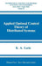 Applied Optimal Control Theory of Distributed Systems by K. A. Lurie