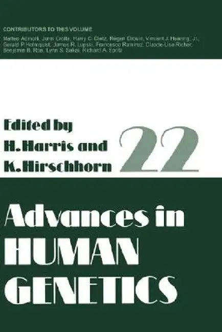 Advances in Human Genetics by Harry Harris