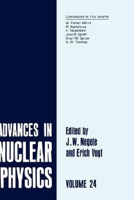 Advances in Nuclear Physics: Volume 26 by J. W. Negele