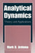 Analytical Dynamics: Theory and Applications by Mark D. Ardema
