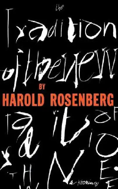 Trad of the New PB by Harold Rosenberg