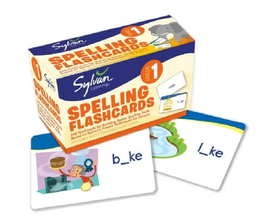 1st Grade Spelling Flashcards: 240 Flashcards for Building Better Spelling Skills Based on Sylvan's Proven Techniques for Success by Sylvan Learning