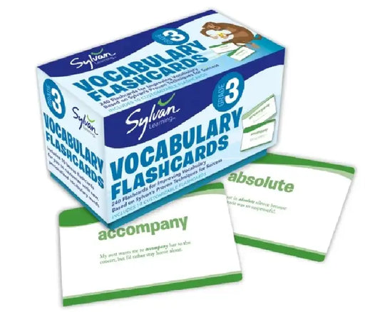 3rd Grade Vocabulary Flashcards: 240 Flashcards for Improving Vocabulary Based on Sylvan's Proven Techniques for Success by Sylvan Learning