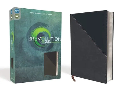 NIV, Revolution Bible, Imitation Leather, Gray/Navy: The Bible for Teen Guys by Livingstone Corporation