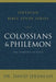 Colossians and Philemon: The Lordship of Jesus by David Jeremiah