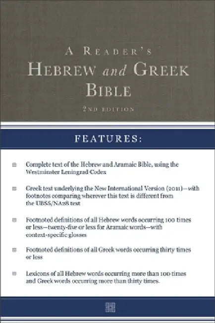 A Reader's Hebrew and Greek Bible: Second Edition by A. Philip Brown II