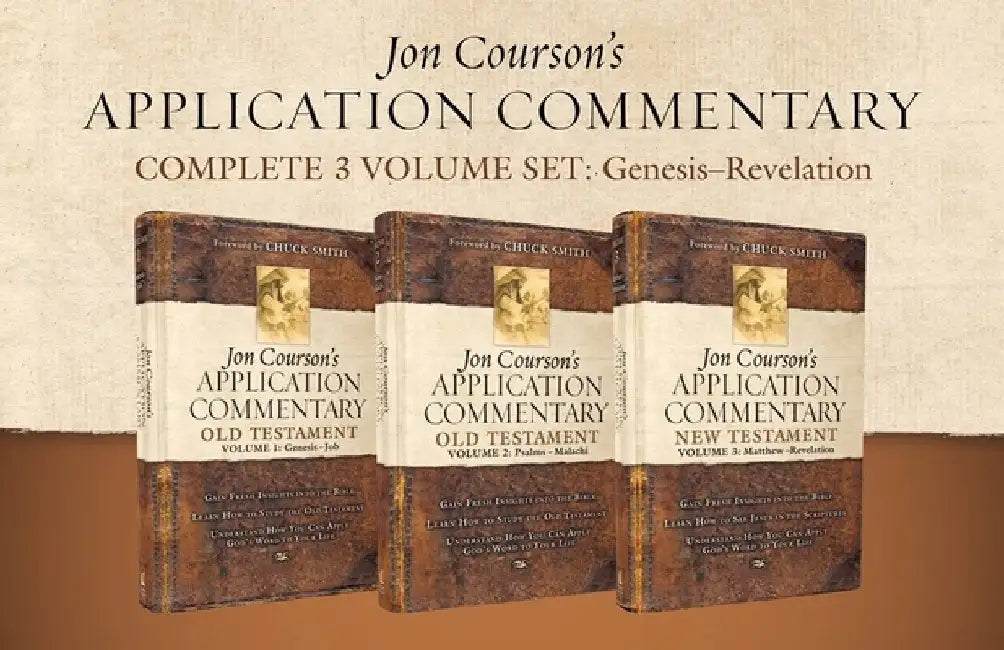 Jon Courson's Application Commentary, Complete 3-Volume Set: Genesis - Revelation by Jon Courson