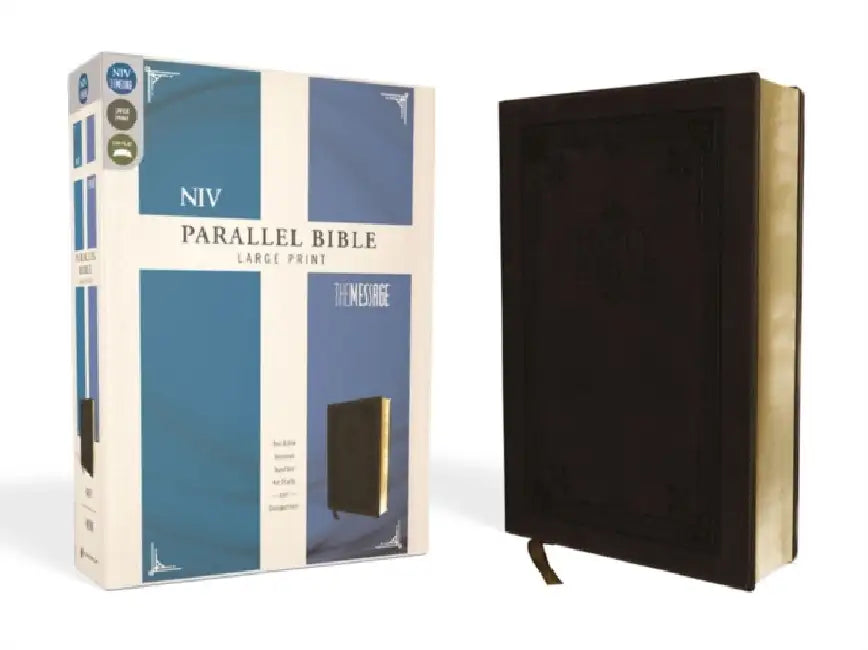 Side-By-Side Bible-PR-NIV/MS Large Print: Two Bible Versions Together for Study and Comparison by Zondervan
