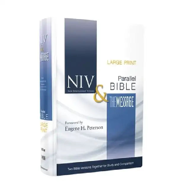 Side-By-Side Bible-PR-NIV/MS-Large Print: Two Bible Versions Together for Study and Comparison by Zondervan