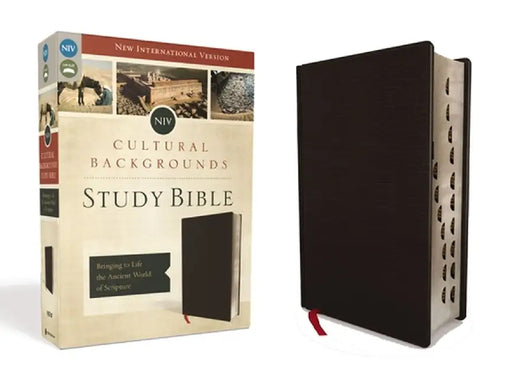 NIV, Cultural Backgrounds Study Bible, Indexed, Bonded Leather: Bringing to Life the Ancient World of Scripture by Craig S. Keener