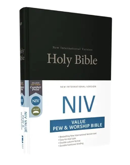 NIV, Value Pew and Worship Bible, Hardcover, Black by Zondervan