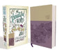 NIV, Beautiful Word Coloring Bible, Large Print, Imitation Leather, Purple/Tan by Zondervan