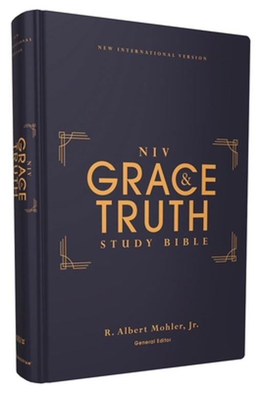Niv, the Grace and Truth Study Bible, Hardcover, Red Letter, Comfort Print by R. Albert Mohler Jr