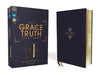 Niv, the Grace and Truth Study Bible (Trustworthy and Practical Insights), Leathersoft, Navy, Red Letter, Comfort Print by R. Albert Mohler Jr, Zondervan
