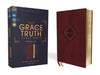 Niv, the Grace and Truth Study Bible (Trustworthy and Practical Insights), Personal Size, Leathersoft, Burgundy, Red Letter, Comfort Print by R. Albert Mohler Jr, Zondervan