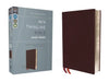 NIV, Thinline Bible, Giant Print, Bonded Leather, Burgundy, Red Letter Edition by Zondervan