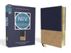 NIV Study Bible, Fully Revised Edition, Leathersoft, Navy/Tan, Red Letter, Comfort Print by Kenneth L. Barker