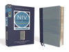 NIV Study Bible, Fully Revised Edition, Personal Size, Leathersoft, Navy/Blue, Red Letter, Comfort Print by Kenneth L. Barker