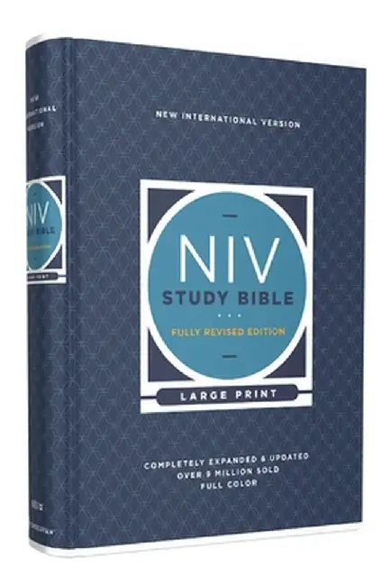 NIV Study Bible, Fully Revised Edition, Large Print, Hardcover, Red Letter, Comfort Print by Kenneth L. Barker