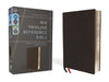 NIV, Thinline Reference Bible, Premium Bonded Leather, Black, Red Letter Edition, Comfort Print by Zondervan