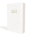 Niv, Gift and Award Bible, Leather-Look, White, Red Letter Edition, Comfort Print by Zondervan