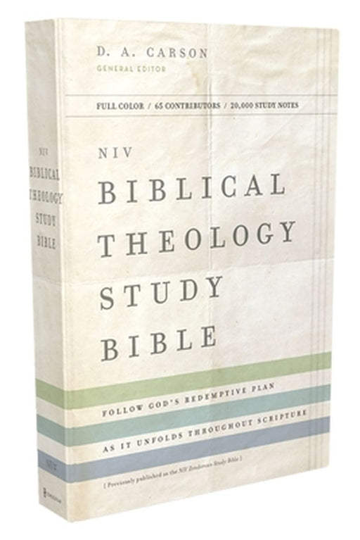 NIV, Biblical Theology Study Bible, Hardcover, Comfort Print: Follow God's Redemptive Plan as It Unfolds Throughout Scripture by D. A. Carson