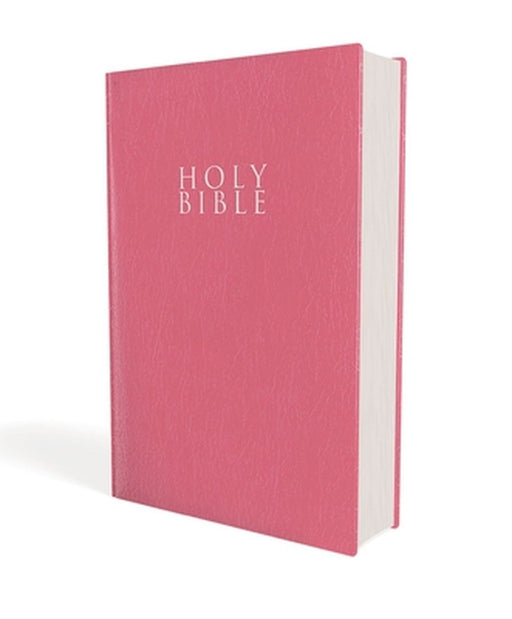 Niv, Gift and Award Bible, Leather-Look, Pink, Red Letter Edition, Comfort Print by Zondervan