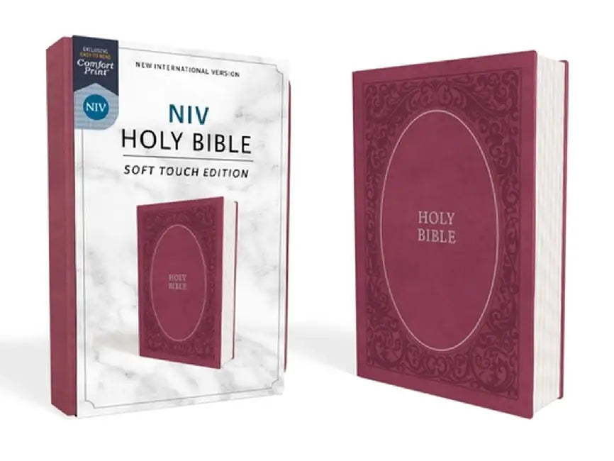 NIV, Holy Bible, Soft Touch Edition, Imitation Leather, Pink, Comfort Print by Zondervan