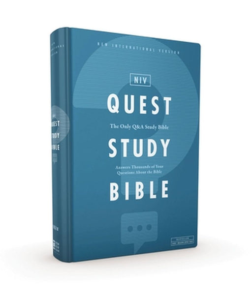 Niv, Quest Study Bible, Hardcover, Comfort Print: The Only Q and A Study Bible by Christianity Today Intl