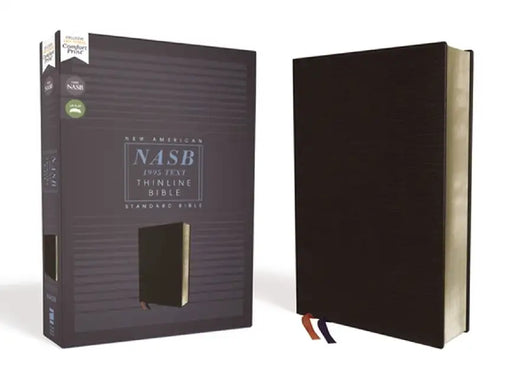Nasb, Thinline Bible, Bonded Leather, Black, Red Letter Edition, 1995 Text, Comfort Print