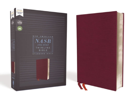Nasb Thinline Bible Leather Burgundy 