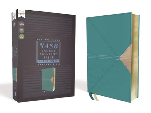 Nasb, Thinline Bible, Large Print, Leathersoft, Teal, Red Letter Edition, 1995 Text, Comfort Print