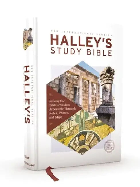 Niv, Halley's Study Bible, Hardcover, Red Letter Edition, Comfort Print: Making the Bible's Wisdom Accessible Through Notes, Photos, and Maps by Henry H. Halley