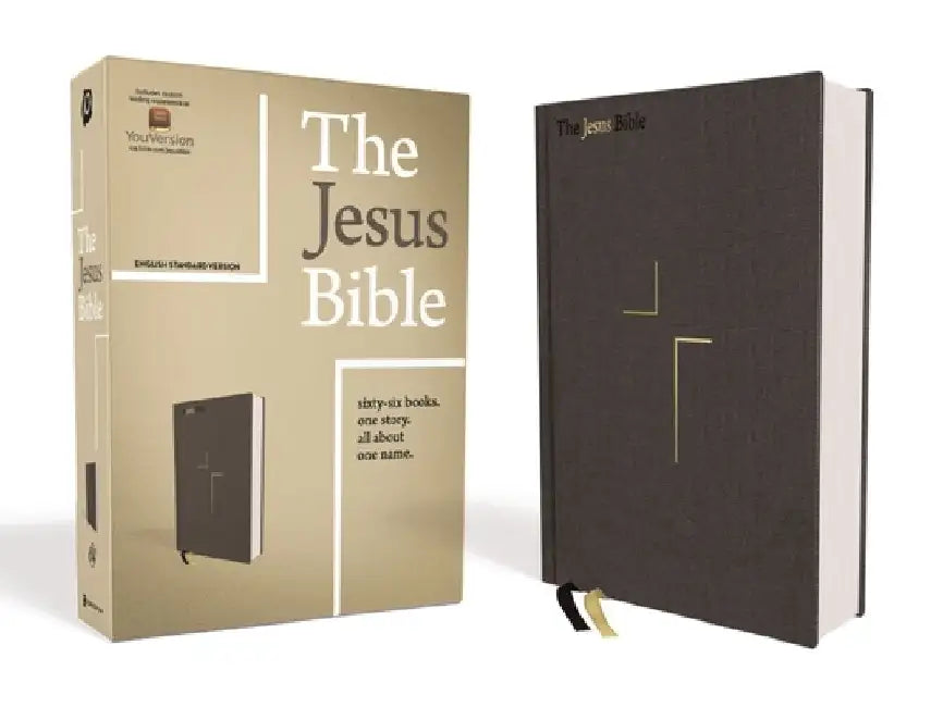 The Jesus Bible, ESV Edition, Cloth Over Board, Grey by Passion