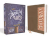 Niv Beautiful Word Bible Updated Edition Peel Stick Bible Tabs Leathersoft Brown Pink Red Let