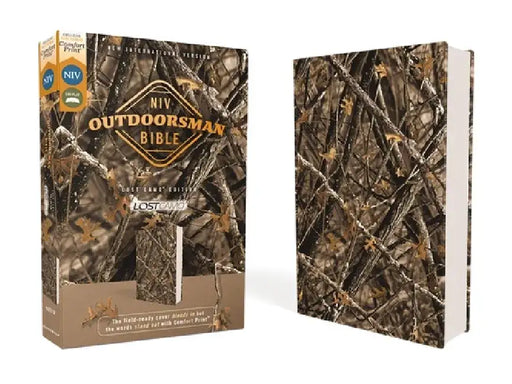 Niv, Outdoorsman Bible, Lost Camo Edition, Leathersoft, Red Letter Edition, Comfort Print: The Field-Ready Cover Blends in But the Words Stand Out wit by Jason Cruise